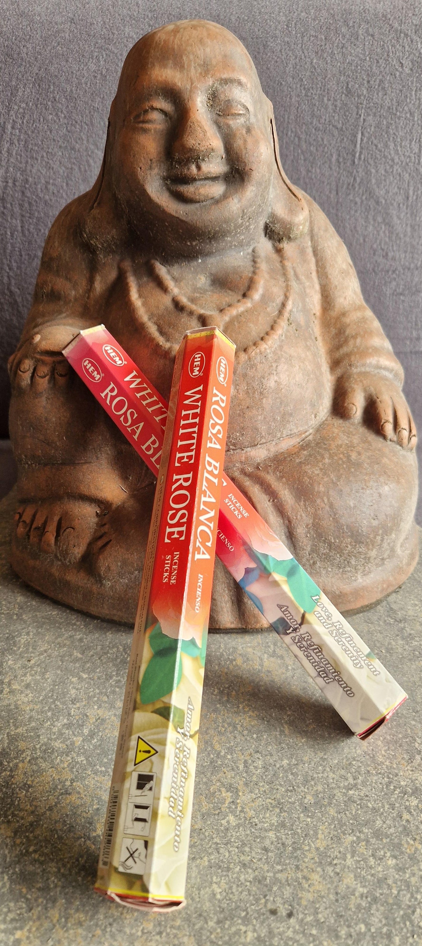 Wierook Koker White Rose 20 Incense Sticks