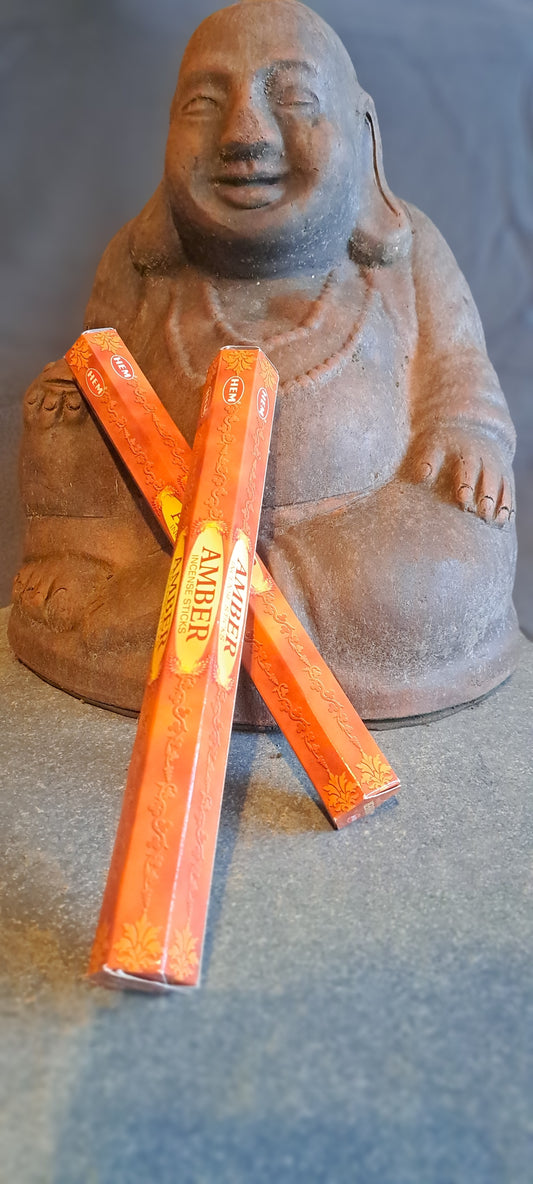 Wierook Koker Amber 20 Incense Sticks