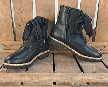 Dames Enkellaars Cato Black