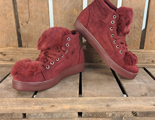 Dames Winterschoen Katy Red
