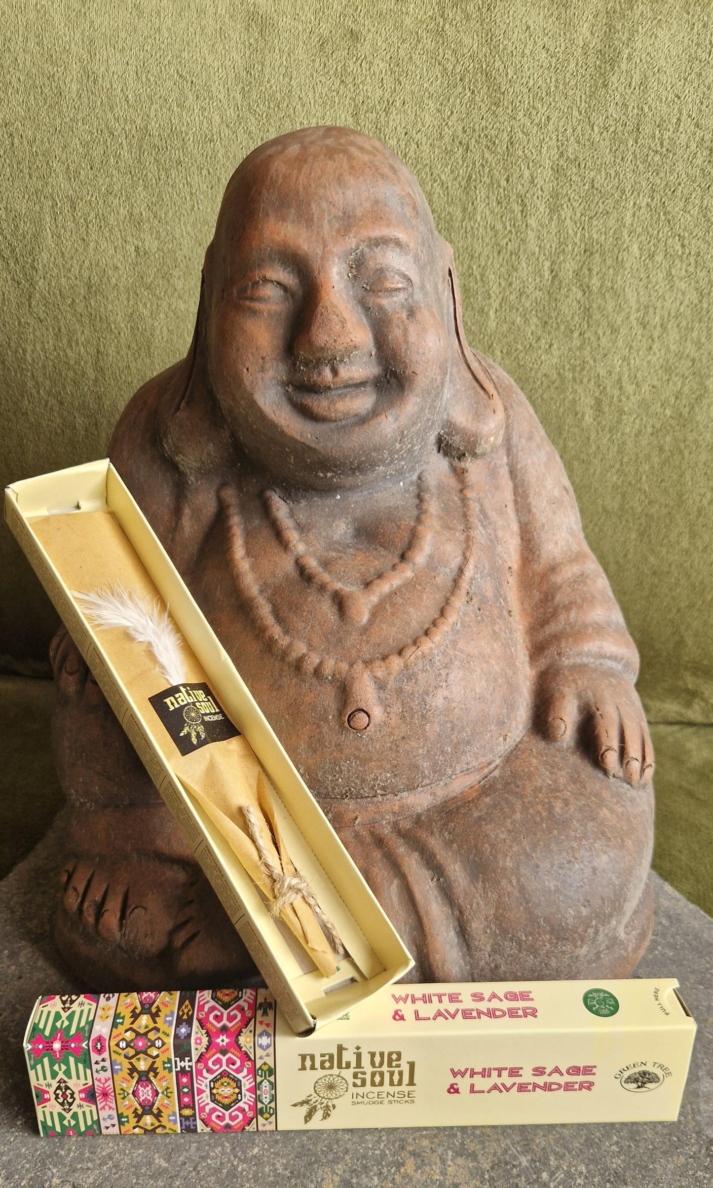 Wierook Doosje White Sage & Lavender 12 Incense Smudge Sticks