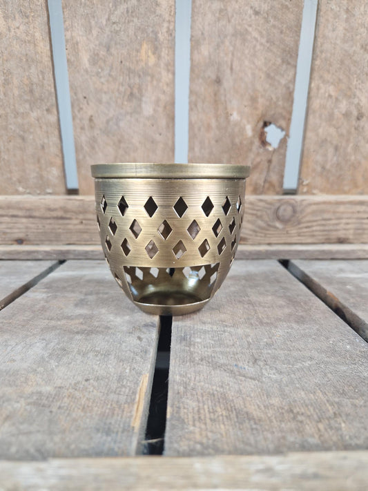 Amberblok / Wax & Oliebrander Metaal Goud