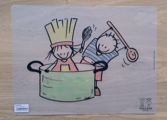 Rube & Rutje Gitaar Inkleurbare Placemate