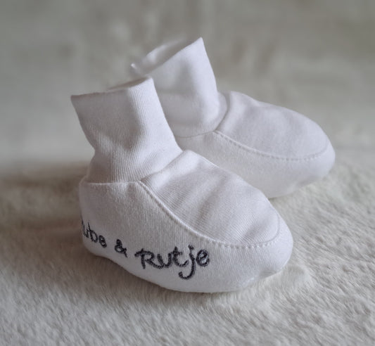 Rube & Rutje Baby Slofjes Wit
