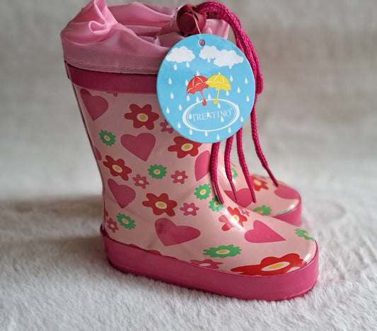 Regenlaarsjes Roze Lovely Flower Maat 21/22
