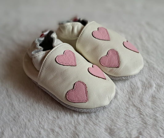 BabySteps Babyslofjes Pink Hart